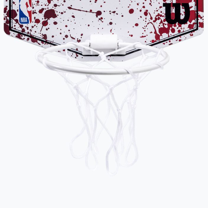 Wilson NBA Miami Heat mini gyűrű piros WTBA1302MIA 2
