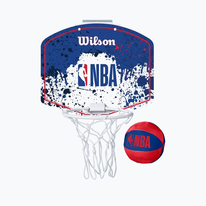 Wilson NBA RWB Mini kosárlabda kosár kék WTBA1302NBARD 4