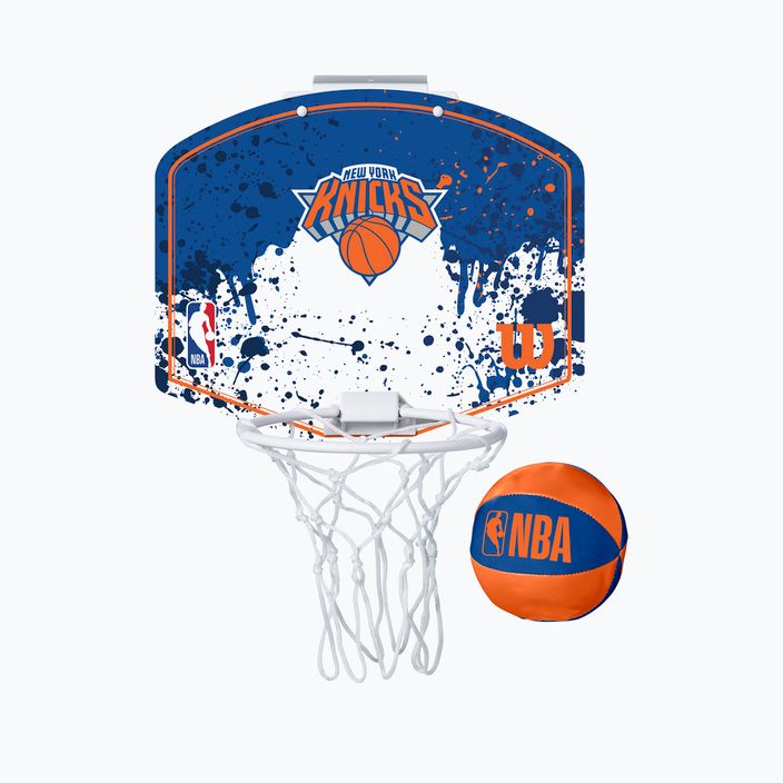 Wilson NBA New York Knicks mini kosárlabdakosár kék WTBA1302NYK 4
