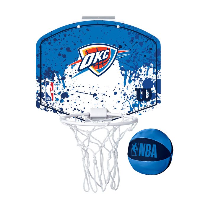 Wilson NBA Team Mini Hoop Oklahoma City Thunder kosárlabda szett 2