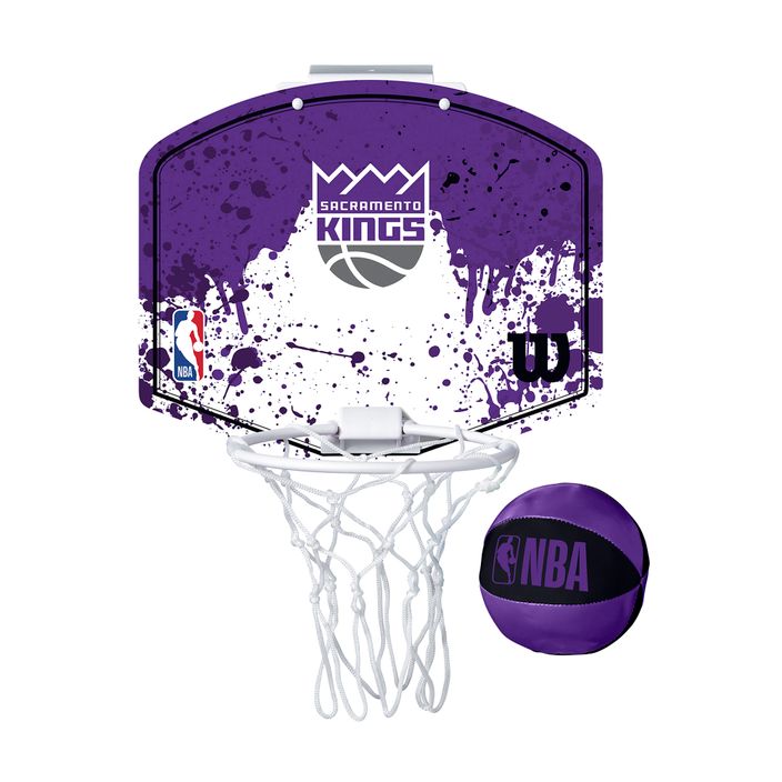 Wilson NBA Team Mini Hoop Sacramento Kings kosárlabda szett 2