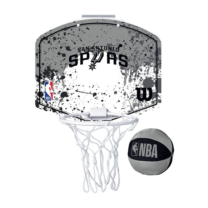 Wilson NBA Team Mini Hoop San Antonio Spurs kosárlabda szett 2