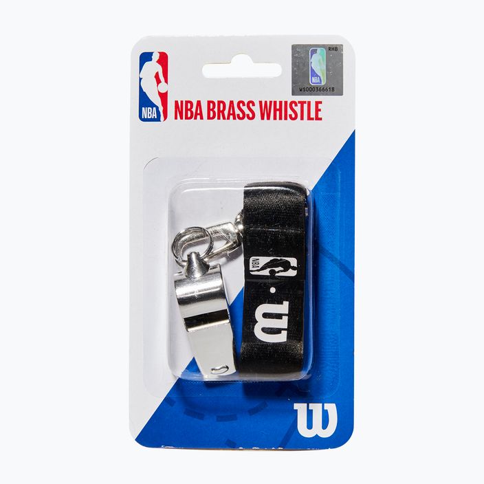 Játékvezető síp Wilson NBA Brass Whistle With Lanyard black 2