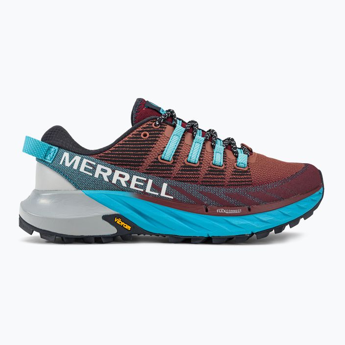 Merrell Agility Peak 4 női futócipő bordó-kék J067546 2