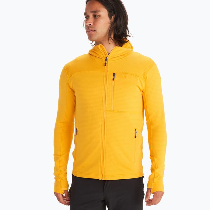 Marmot Preon férfi fleece pulóver sárga M117829342
