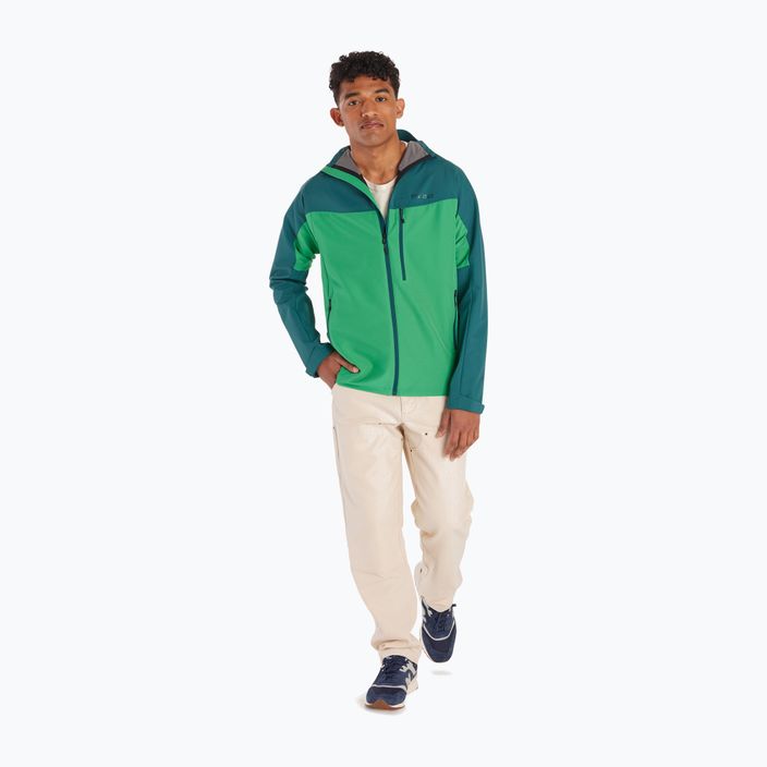 Férfi Marmot Rom Gore Tex softshell kabát dark jungle / clover 2