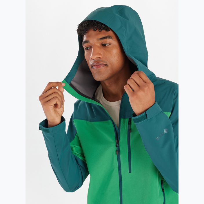 Férfi Marmot Rom Gore Tex softshell kabát dark jungle / clover 4