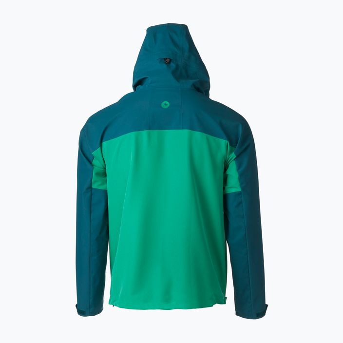 Férfi Marmot Rom Gore Tex softshell kabát dark jungle / clover 8