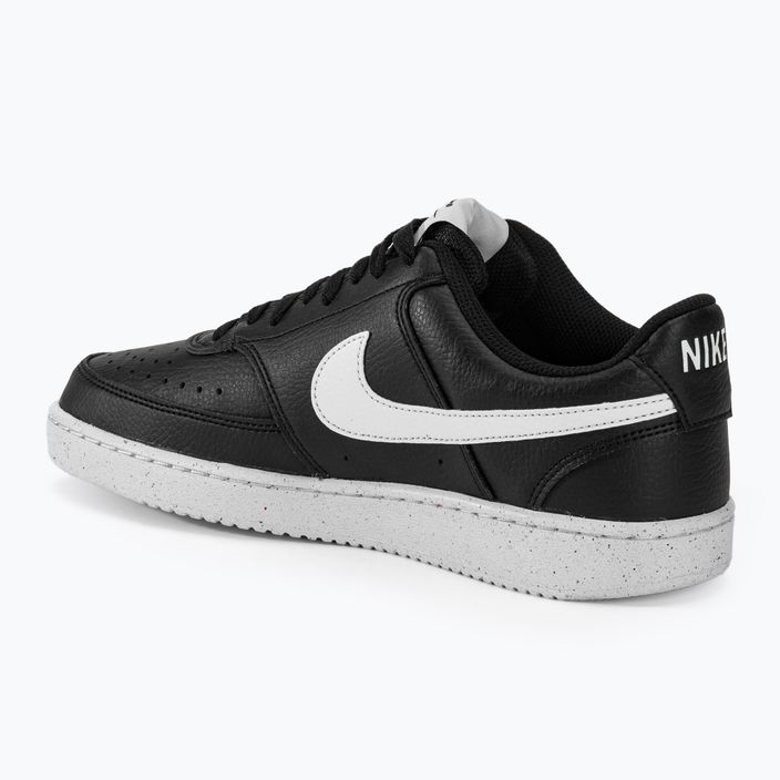 Nike Court Vision Low Next Nature black/white/black férfi cipő 3