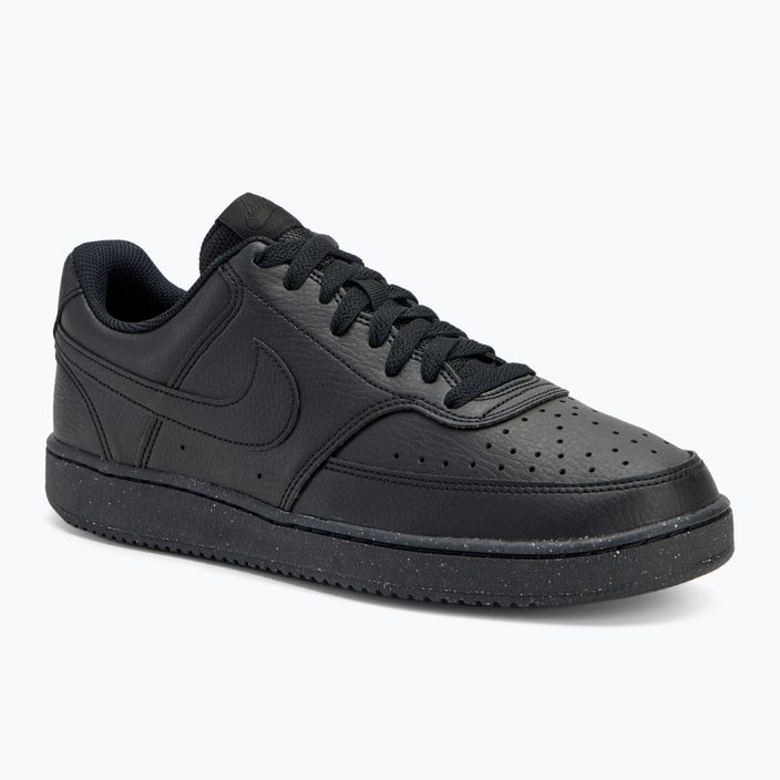 Férfi cipő Nike Court Vision Low Next Nature fekete/fekete/fekete / fekete/fekete