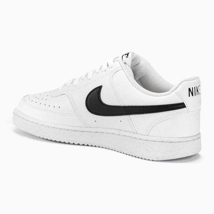 Nike Court Vision Low Next Nature white/black/white férfi cipő 3