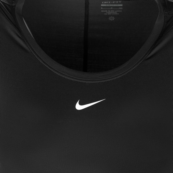 Női Nike Slim Top edzőpóló fekete DD0626-010 3