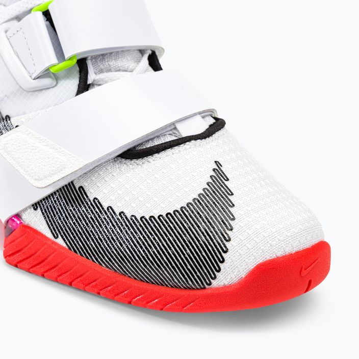 Nike Romaleos 4 Olympic Colorway súlyemelő cipő fehér/fekete/bright crimson 7