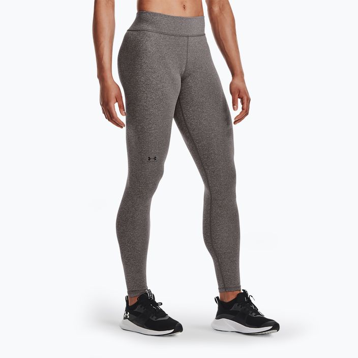 Under Armour ColdGear Authentics női edző leggings charcoal light heather/fekete