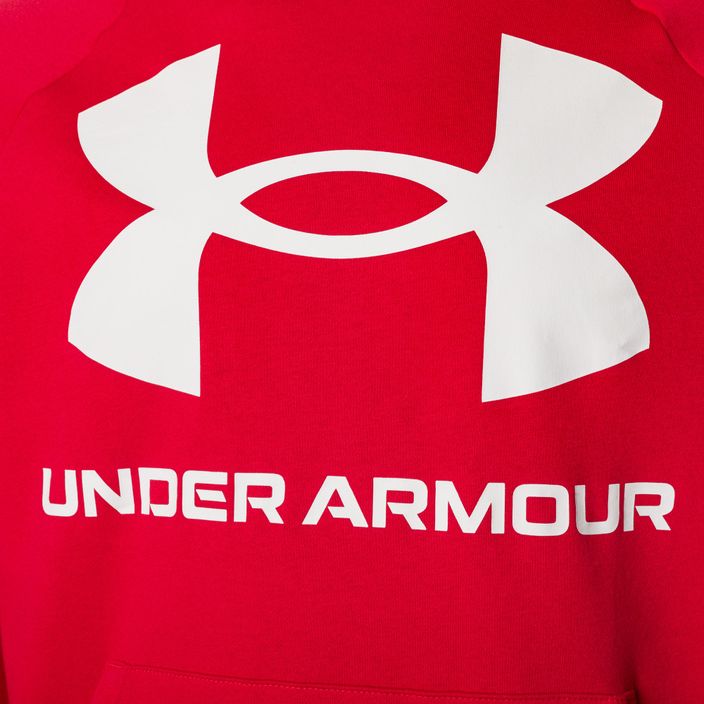 Férfi Under Armour Rival Fleece Big Logo Hd kapucnis pulóver piros 1357093 7