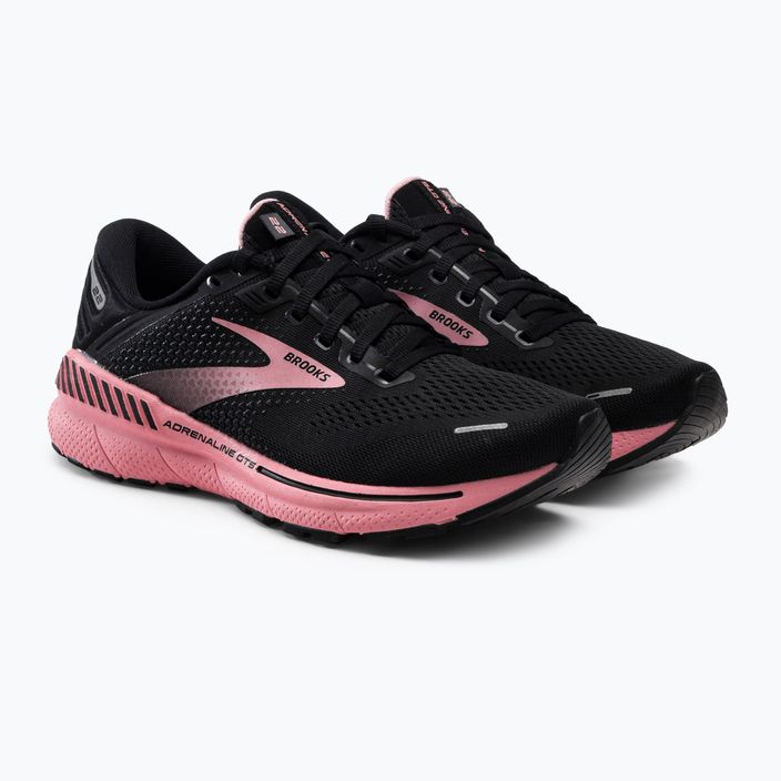 Női futócipő BROOKS Adrenaline GTS 22 fekete/rózsaszín 1203531B054 5