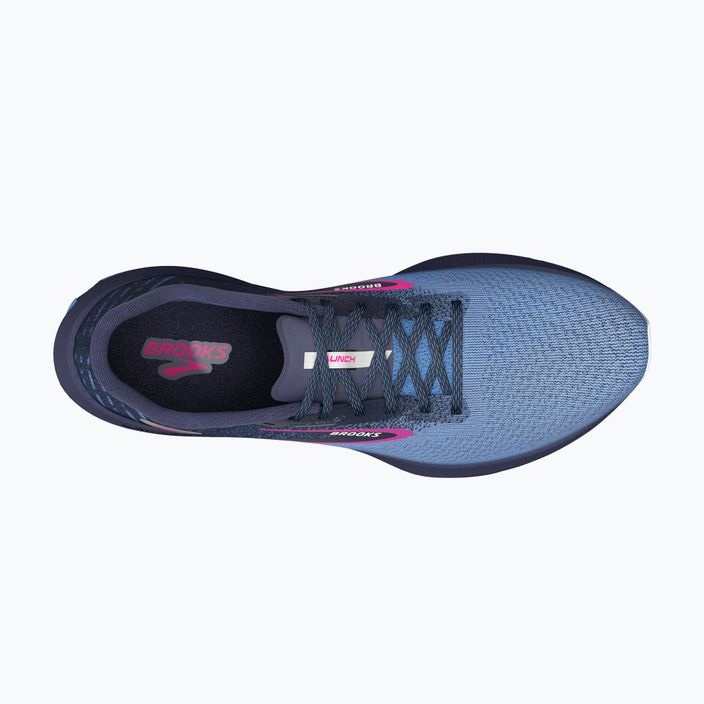 Brooks Launch 10 peacot/marina kék/rózsaszín glo női cipő 15