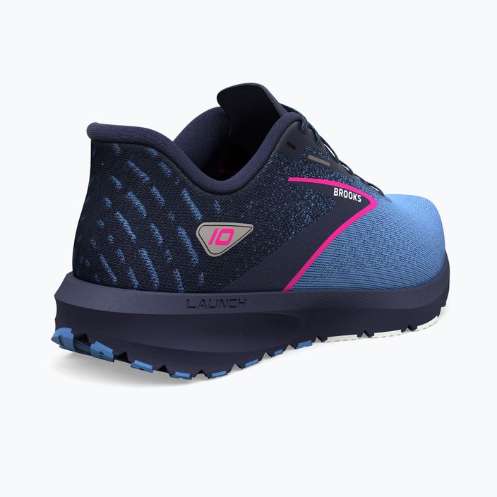Brooks Launch 10 peacot/marina kék/rózsaszín glo női cipő 16