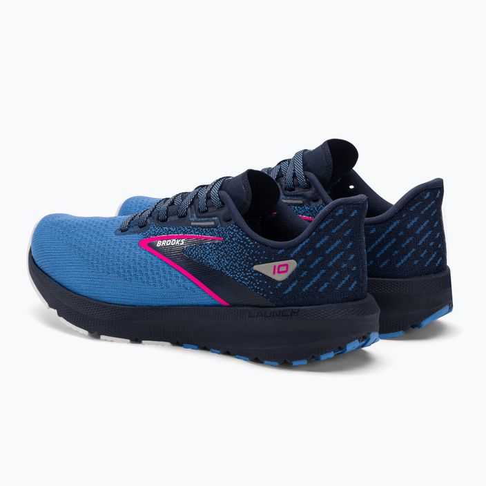 Brooks Launch 10 peacot/marina kék/rózsaszín glo női cipő 3