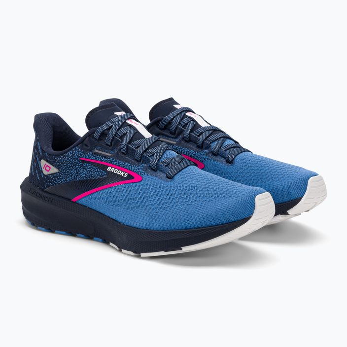 Brooks Launch 10 peacot/marina kék/rózsaszín glo női cipő 4