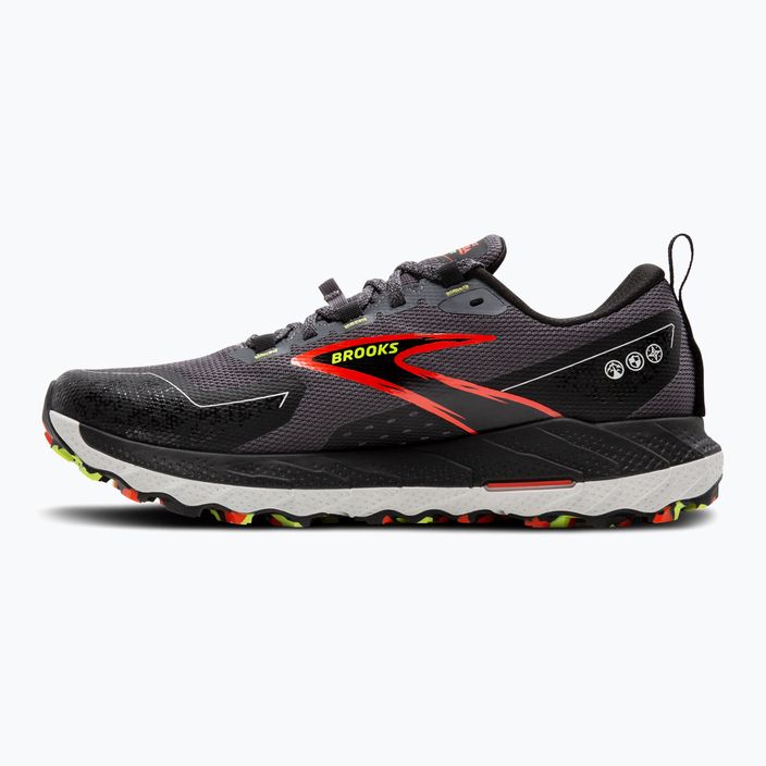 Brooks Cascadia 18 GTX férfi futócipő fekete gyöngyház/fekete/paradicsom 10