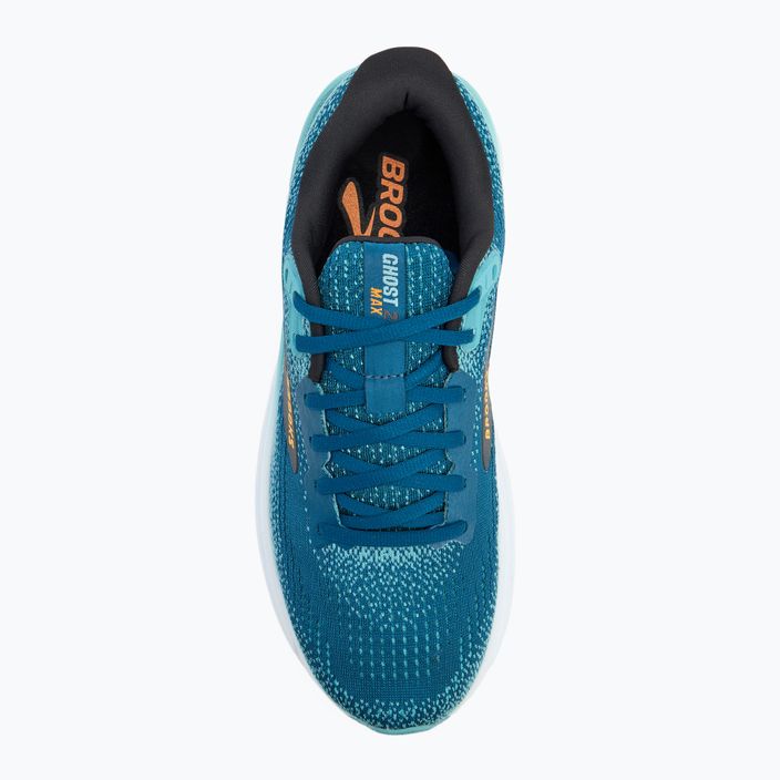 Brooks Ghost Max 2 férfi futócipő moroccan blue/aqua/orange pop 5