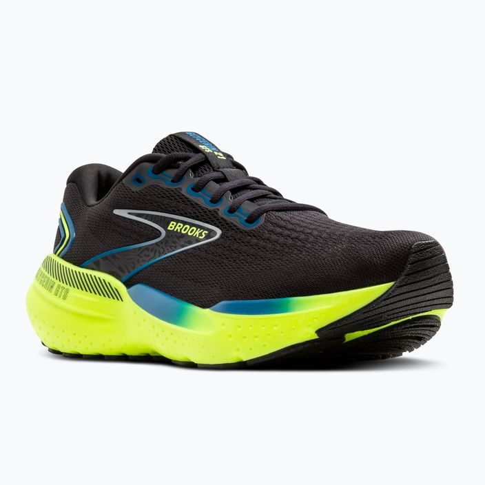 Brooks Glycerin GTS 21 férfi futócipő fekete/kék/ightlife 8