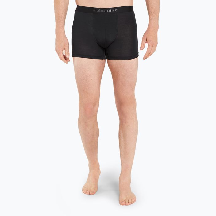 Férfi thermo boxeralsó jégtörő Merino 125 Cool-Lite Anatomica fekete 2