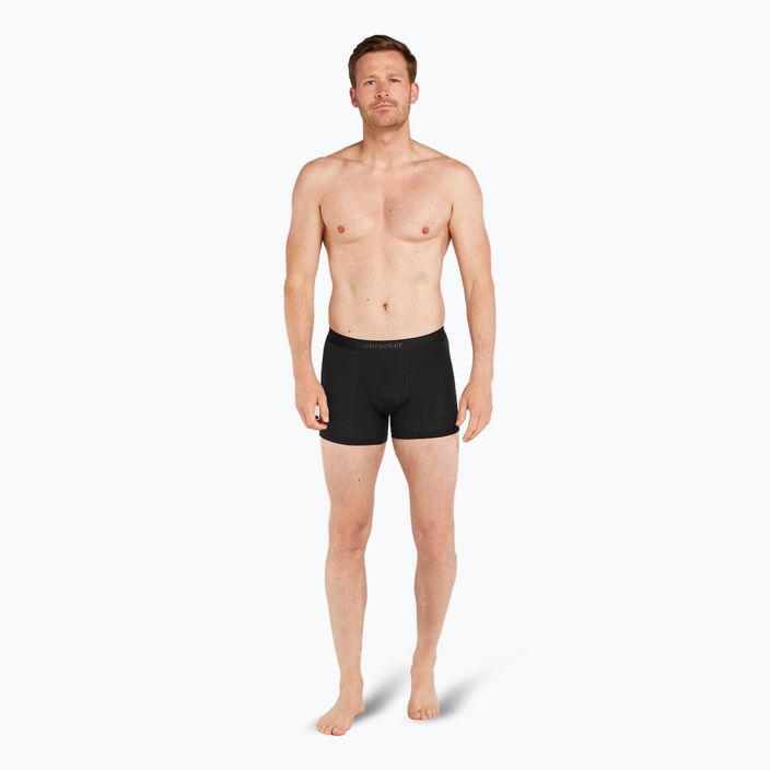 Férfi thermo boxeralsó jégtörő Merino 125 Cool-Lite Anatomica fekete 3