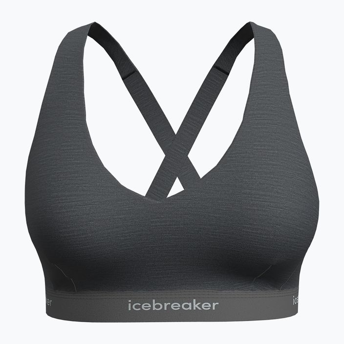 Icebreaker Merino 125 Cool-Lite Sprite Racerback Thermo melltartó gritstone heather