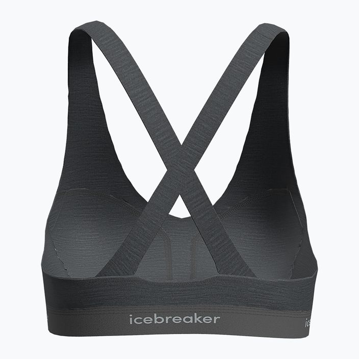 Icebreaker Merino 125 Cool-Lite Sprite Racerback Thermo melltartó gritstone heather 2