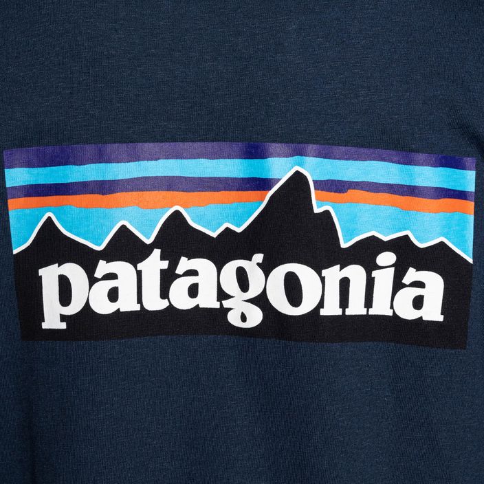 Női trekking póló Patagonia P-6 Logo Responsibili-Tee LS tidepool kék 6