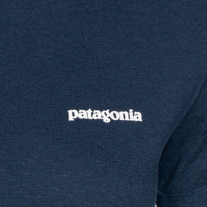 Női trekking póló Patagonia P-6 Logo Responsibili-Tee tidepool kék 5