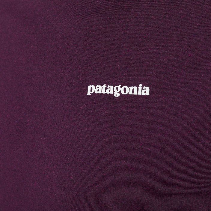 Férfi tekking hosszú ujjú Patagonia P-6 Logo Responsibili night plum 5