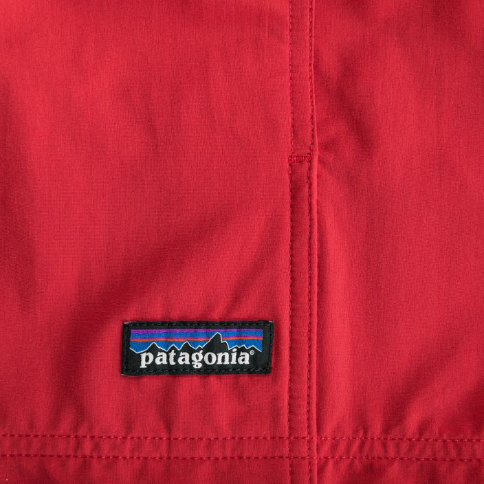 Patagonia Isthmus Anorak túra piros férfi szélkabát 4