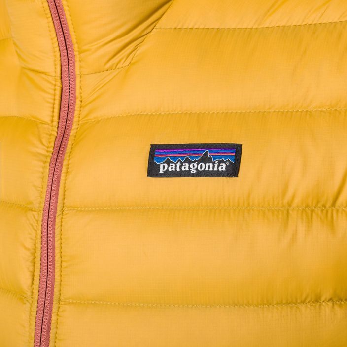 Férfi Patagonia Down Sweater Hoody kozmikus arany kabát 3