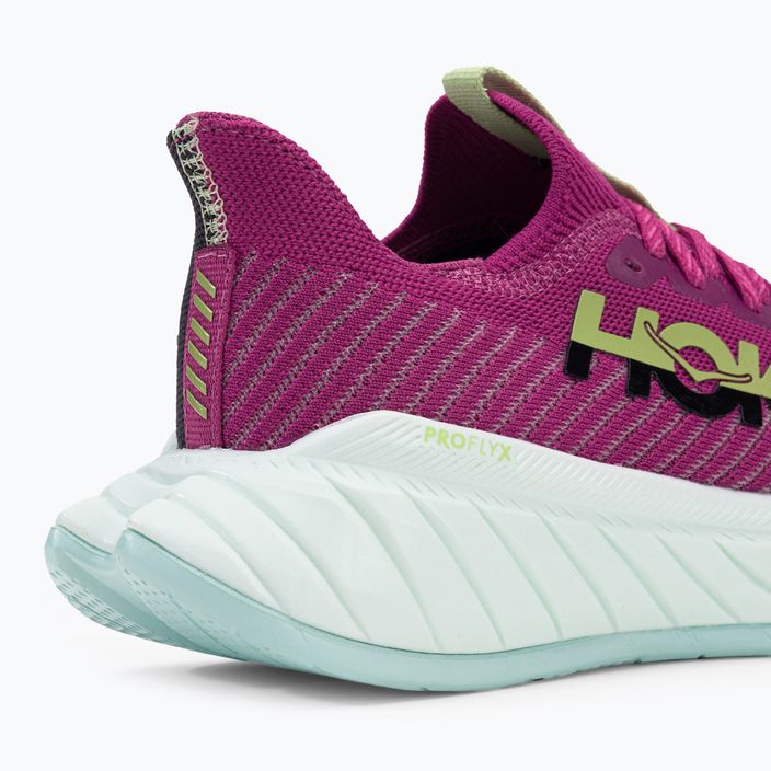 Női futócipő HOKA Carbon X 3 rózsaszín 1123193-FFBL 10
