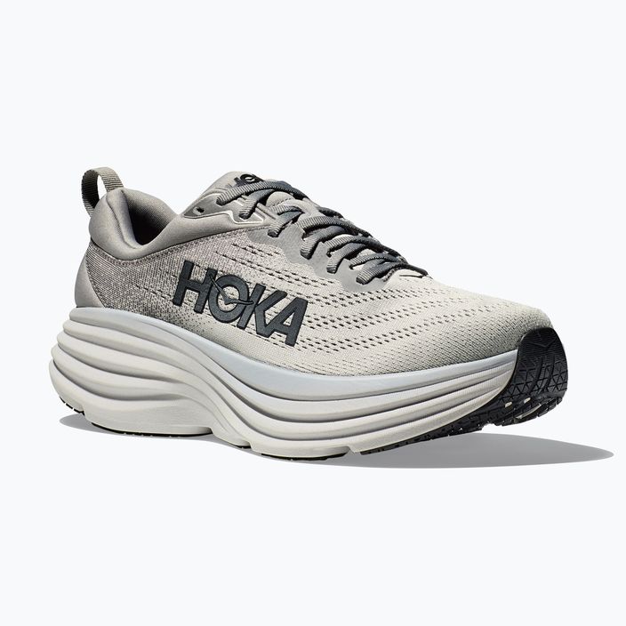 HOKA Bondi 8 sharkskin/harbor mist férfi futócipő