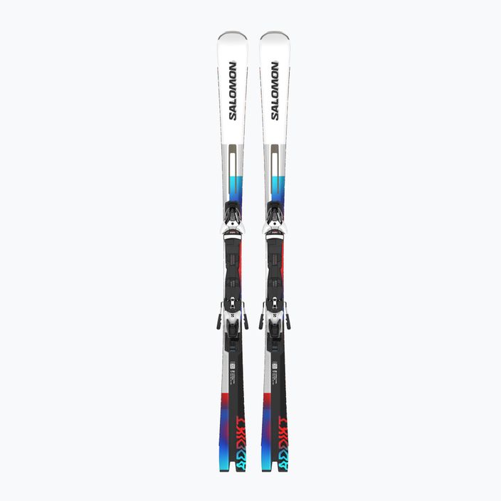 Salomon Addikt + Z12 GW downhill síléc fehér/fekete/pasztell neon kék 6