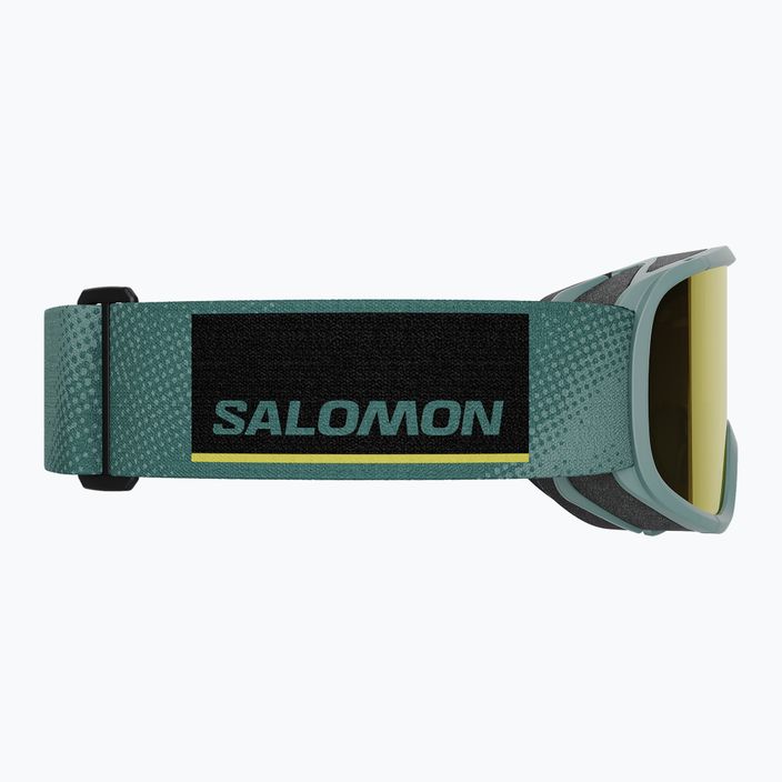 Salomon Lumi Flash atlanti kék/villogósárga gyermek síszemüveg 7
