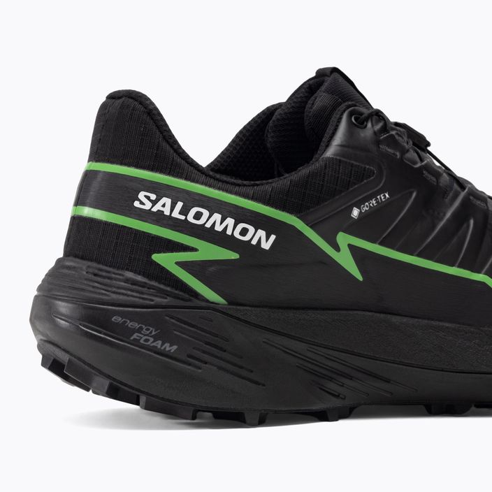 Salomon Thundercross GTX férfi futócipő fekete/zöld gekkó/fekete 11