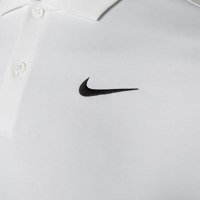 Férfi teniszpóló Nike Court Dri-Fit Polo Solid fehér/fekete 3