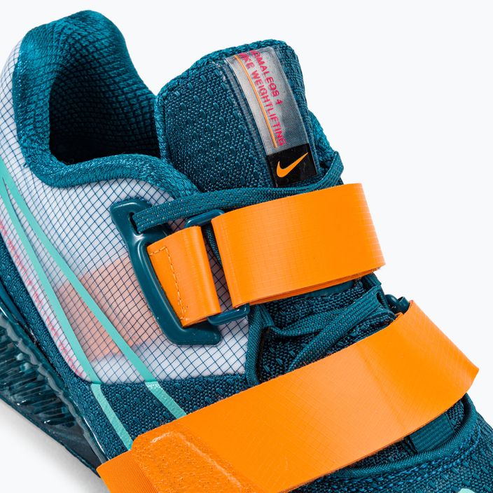 Nike Romaleos 4 kék/narancs súlyemelő cipő 8