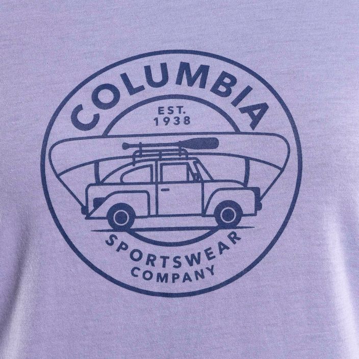Női trekking póló Columbia Daisy Days Graphic lila 1934592535 8