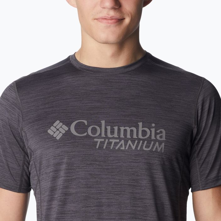 Columbia Titan Pass Graphic férfi trekking póló fekete 1991471 4