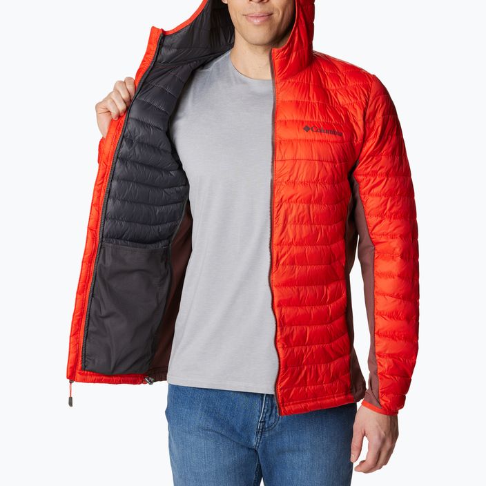Columbia Powder Pass kapucnis férfi hibrid kabát piros 1773271839 5