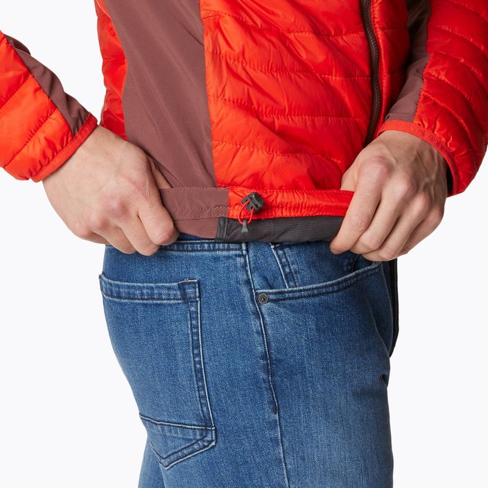 Columbia Powder Pass kapucnis férfi hibrid kabát piros 1773271839 7