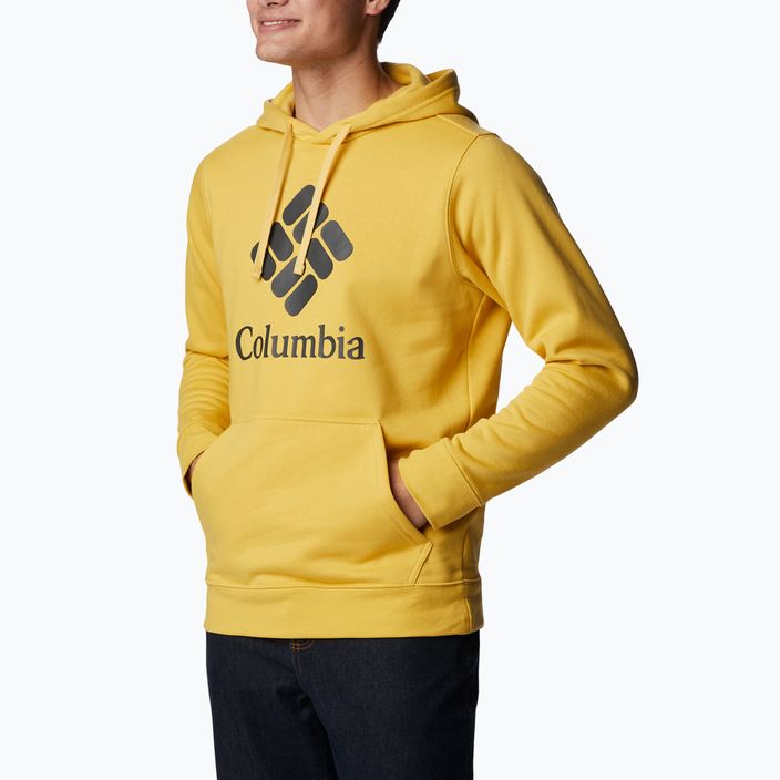 Columbia Trek Hoodie férfi trekking pulóver sárga 1957913 3