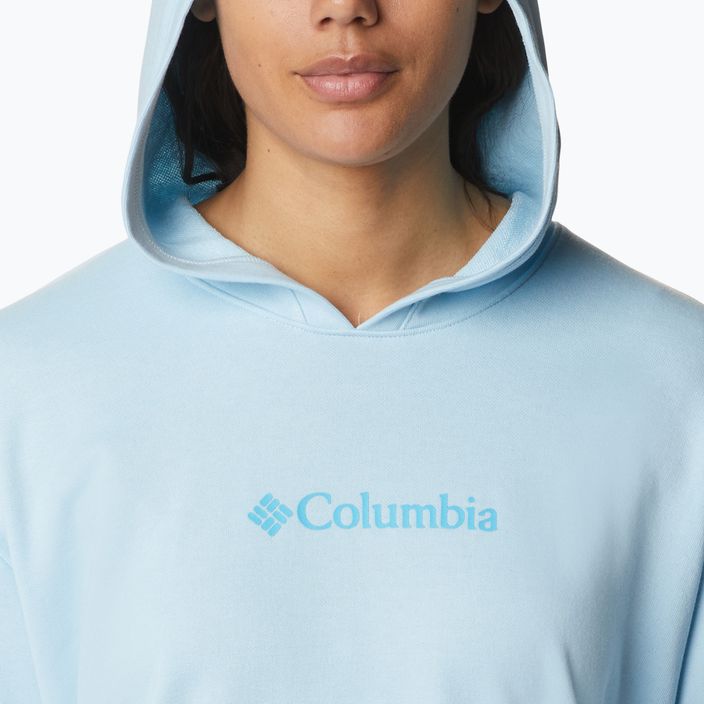Női trekking pulóver Columbia Logo III French Terry kék 2032871490 4