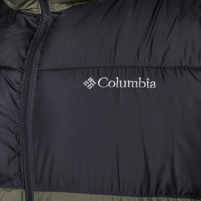 Férfi Columbia Pike Lake II kapucnis kőzöld/cápa pehelypaplan kabát 9